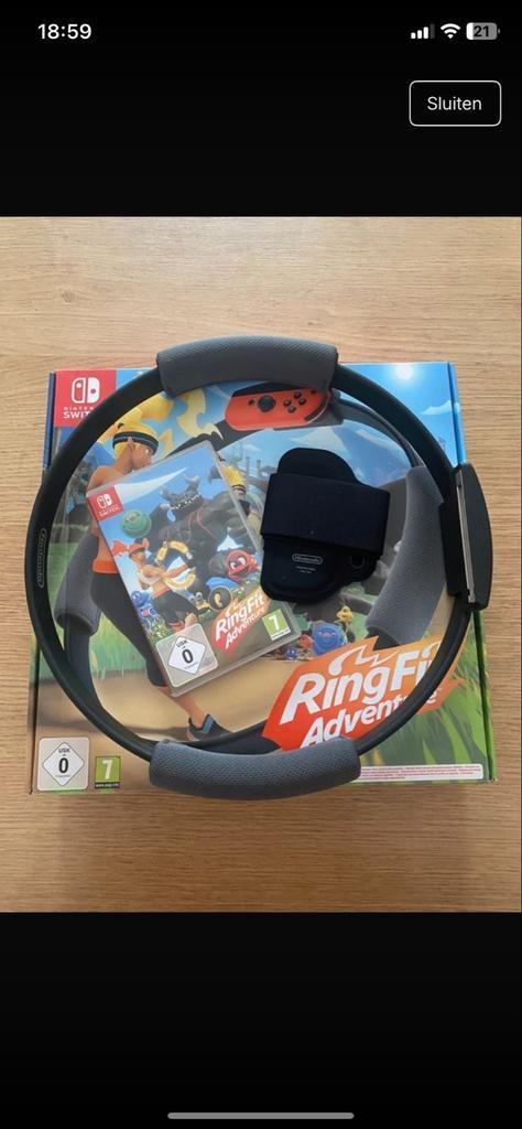 Nintendo Switch Ring Fit Adventure - Zo goed als nieuw!, Spelcomputers en Games, Games | Nintendo Switch, Zo goed als nieuw, Avontuur en Actie
