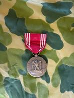 Tweede wereldoorlog US good conduct medal, Ophalen of Verzenden, Landmacht, Amerika, Lintje, Medaille of Wings