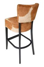 Luxe Barkruk met Koeienhuid & Beukenhouten Frame, Ophalen of Verzenden