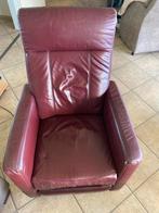 Longlife Immola Sta-op Stoel Leer Bordeaux elec., Ophalen of Verzenden, Gebruikt, Leer, 75 tot 100 cm
