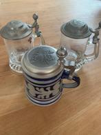 Unieke set Bavaria pullen en 6 glazen, Verzamelen, Ophalen, Zo goed als nieuw, Pul(len), Bavaria