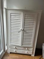 Witte houten kast, Huis en Inrichting, Kasten | Kledingkasten, Ophalen of Verzenden, Zo goed als nieuw, 25 tot 50 cm, Minder dan 100 cm