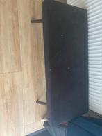 Zwarte Stoffen bank, Ophalen, Gebruikt, Zwart, Eén