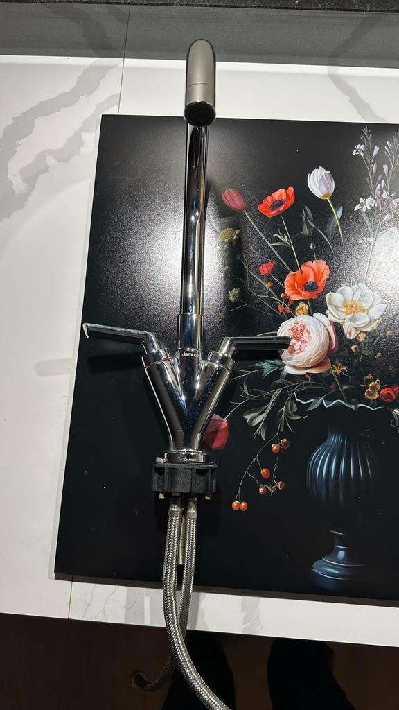 Damixa Venus 1-gats keukenkraan chroom NIEUW!, Doe-het-zelf en Verbouw, Sanitair, Zo goed als nieuw, Kraan, Chroom, Ophalen of Verzenden