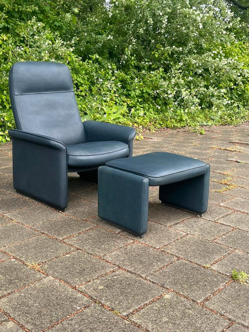 De Sede relax fauteuil met voetenbank, Huis en Inrichting, Fauteuils, Zo goed als nieuw, 75 tot 100 cm, Ophalen of Verzenden