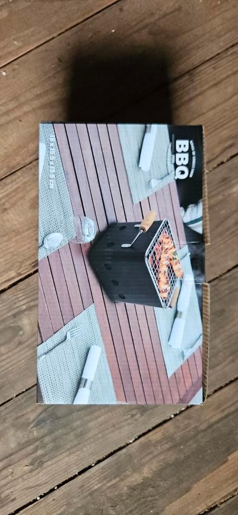 Mini BBQ - Tafelgrill, Tuin en Terras, Barbecue-accessoires, Nieuw, Ophalen