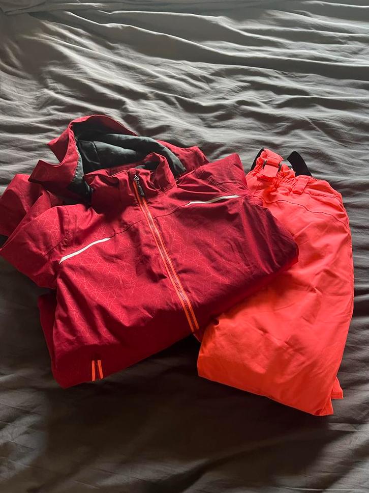 Crivit Winterset Jas + Broek 158/164, Sport en Fitness, Skiën en Langlaufen, Gebruikt, Kleding, Skiën, Overige merken, 100 tot 140 cm