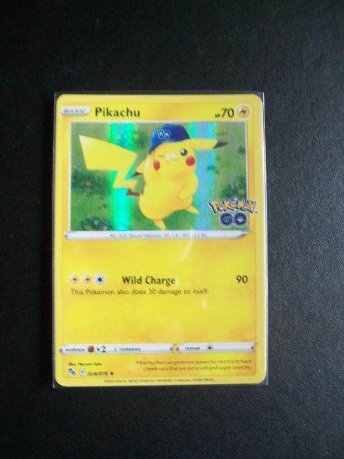 8841. Nieuwe Pokemon kaart Holo Rare PIKACHU HP 70 (028/078), Hobby en Vrije tijd, Verzamelkaartspellen | Pokémon, Nieuw, Losse kaart