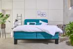 Luxe Dreamitt Boxspring + topper 200x200 (direct leverbaar), Overige maten, 200 cm, Verzenden, Blauw