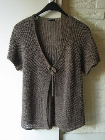 Chique met glansgaren gebreid vestje GERRY WEBER 42 snazzeys beschikbaar voor biedingen