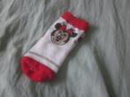 Nieuwe wit/rood/zwart/roze/grijze sokjes Minnie Mouse 62/68, Disney, Meisje, Nieuw, Ophalen of Verzenden