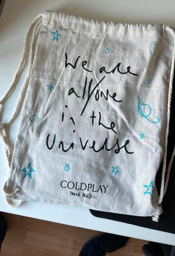 Coldplay - Tas & beker beschikbaar voor biedingen