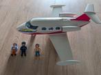 Playmobil vliegtuig met poppetjes, Ophalen of Verzenden, Zo goed als nieuw