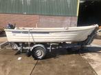 Prachtige mooie vis/toer boot te koop met 6 pk yamaha, Watersport en Boten, Ophalen, Tot 10 pk, Zo goed als nieuw, 3 tot 6 meter