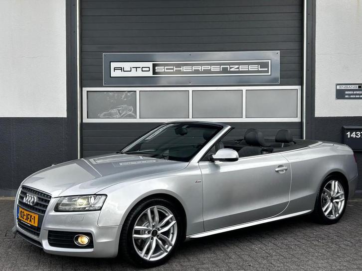 Audi A5 Cabriolet 2.0 TFSI 211pk I S-line I NL I LEER I ECC, Auto's, Audi, Bedrijf, Te koop, A5, ABS, Airbags, Airconditioning