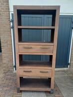 Roomdivider boekenkast met laden, Tuin en Terras, Ophalen, Gebruikt, Hout, Overige typen