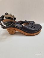 Zwart leren muiltjes el Naturalista mt 37, Ophalen of Verzenden, Gedragen, Zwart, Sandalen of Muiltjes