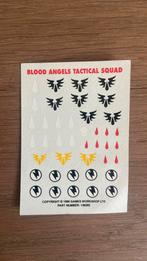 Blood Angels transfer sheet, Verzenden, Zo goed als nieuw, Figuurtje(s)