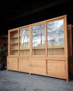 Grote/ Brede schoolkast teakhout | Xxl winkelkast teak #2582, Niet ingevuld, 200 cm of meer, Niet ingevuld, Ophalen of Verzenden