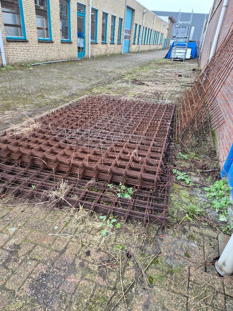 bouwstaalmatten, betonstaal matten, wapeningsmatten, Ophalen, Nieuw, IJzer