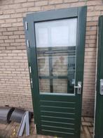 Hardhouten buitendeur, 83x211,5, Ophalen, Gebruikt, Buitendeur, 200 tot 215 cm