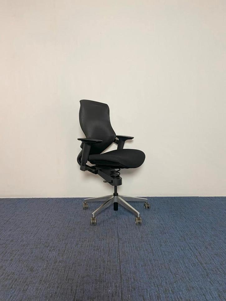 Bureaustoel Adaptic Xtreme, zwart, chroom voetkruis, Huis en Inrichting, Bureaustoelen, Gebruikt, Bureaustoel, Zwart, Ergonomisch