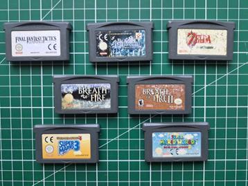 Diverse retro Game Boy Advance games te koop beschikbaar voor biedingen