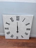 Klok riverdale 80x80cm, Huis en Inrichting, Woonaccessoires | Klokken, Ophalen, Zo goed als nieuw