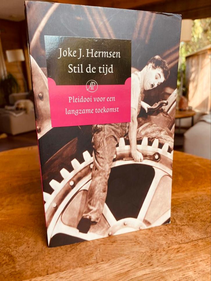 Joke J. Hermsen - Stil de tijd, Boeken, Essays, Columns en Interviews, Zo goed als nieuw, Eén auteur, Ophalen of Verzenden