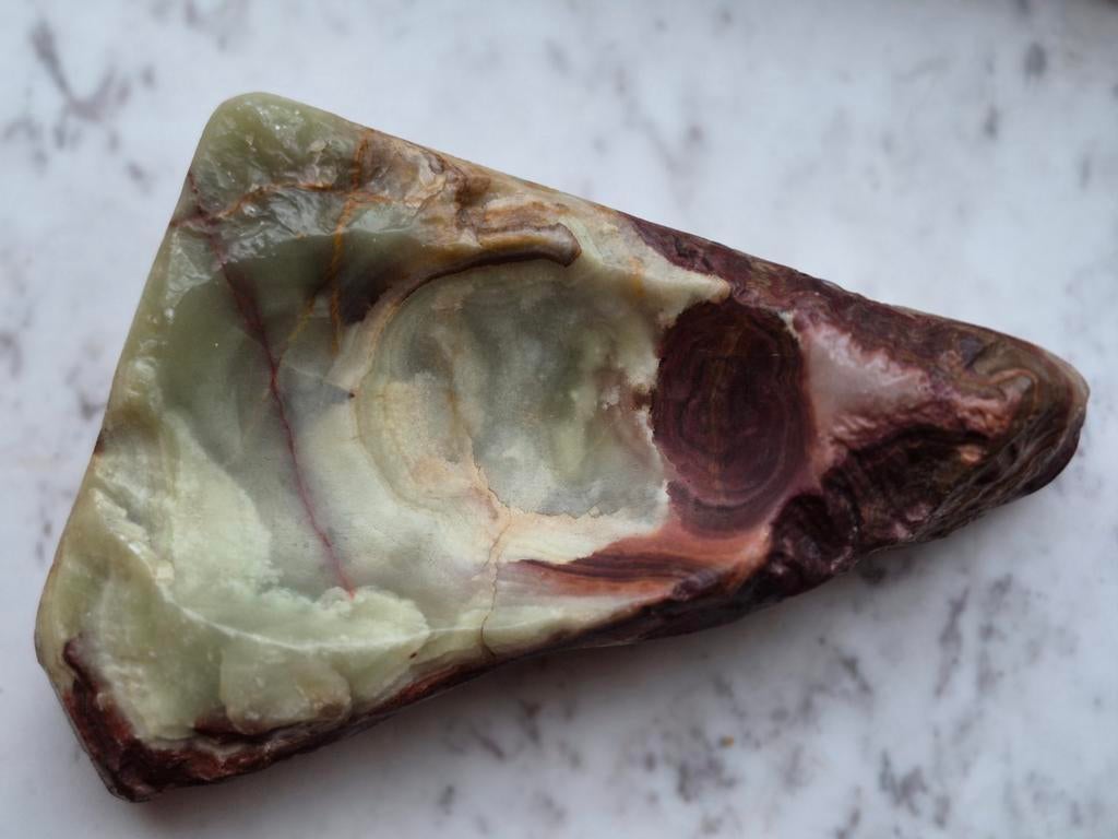 Vintage onyx asbak, 1038 gram, Ophalen of Verzenden