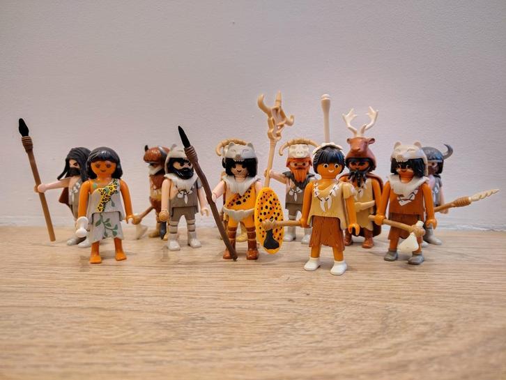 Playmobil poppetjes prehistorie (custom), Kinderen en Baby's, Speelgoed | Playmobil, Zo goed als nieuw, Los playmobil, Ophalen of Verzenden