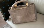 L.K.Bennett handtas “ Small Leather Tote Bag in Grey Clay”, Ophalen of Verzenden, Zo goed als nieuw, Handtas