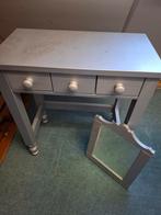 Kaptafel met spiegel, Huis en Inrichting, Tafels | Kaptafels, Gebruikt, Klassiek, Minder dan 100 cm, Hout
