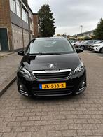 Peugeot 108 1.0 12V E-vti 51KW 5DR 2016 Zwart, Auto's, Voorwielaandrijving, Stof, Zwart, 4 stoelen