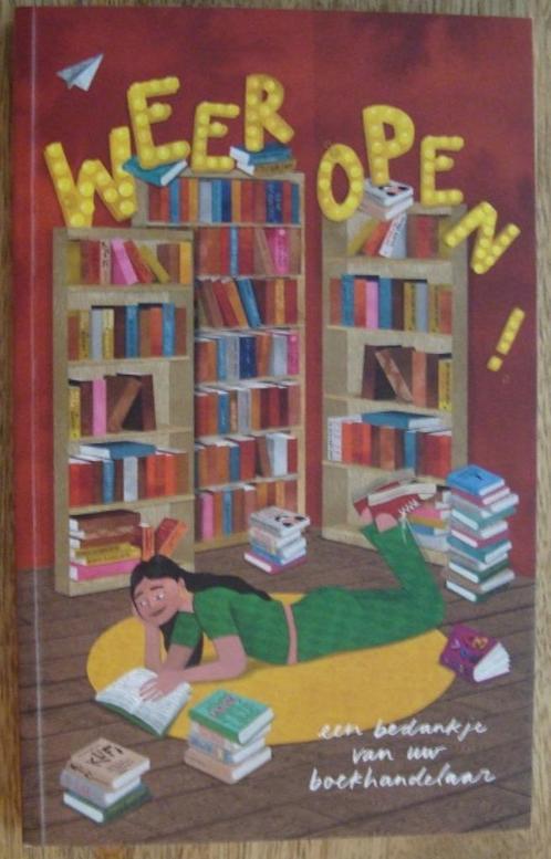 Weer open - bedankje van uw boekhandelaar, Boeken, Romans, Zo goed als nieuw, Nederland, Ophalen of Verzenden