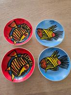 4 Corneille schaaltjes ZGAN, Antiek en Kunst, Kunst | Designobjecten, Ophalen of Verzenden