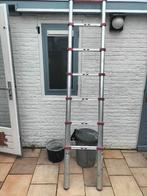Telescoopladder, Doe-het-zelf en Verbouw, Ladders en Trappen, Ophalen, Gebruikt, Ladder, Opvouwbaar of Inschuifbaar