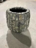 Grote stenen bloempot - 43 cm hoog, Tuin en Terras, Ophalen, Steen, Gebruikt, 40 cm of meer