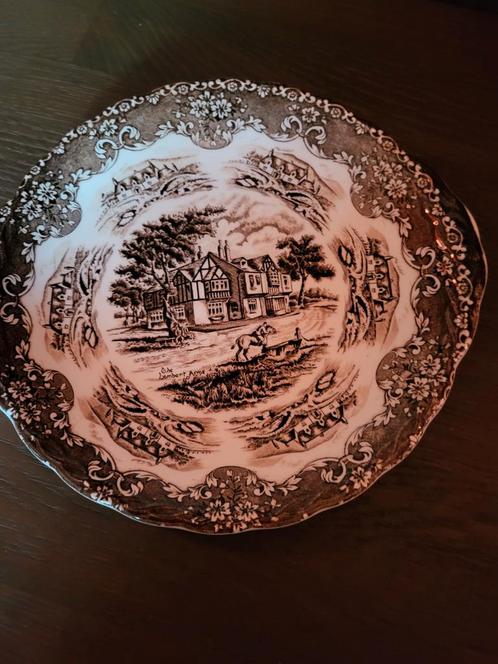 Engels Porselein Gebak Set - Crindley & Co, Antiek en Kunst, Antiek | Servies los, Ophalen of Verzenden