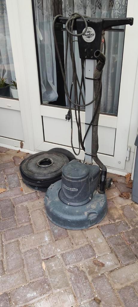 Parket schuurmachine numatic wodbooy  vloerschuurmachine, Doe-het-zelf en Verbouw, Reinigingsmachines, Gebruikt, Schrobmachine