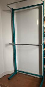 Professioneel Kledingrek / Kapstok - Turquoise & Chroom, Kleding | Dames, Kledingrekken, Ophalen, Gebruikt
