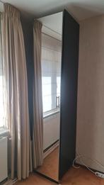 Hangkast met spiegeldeur - 245x52x64cm - Enschede, Ophalen, Overige materialen, Met deur(en), Gebruikt