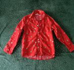 H&M Blouse Kerstprint - Maat 116, Kinderen en Baby's, Kinderkleding | Maat 116, Ophalen of Verzenden, Zo goed als nieuw