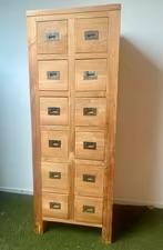 Houten kast met lades, Huis en Inrichting, Kasten | Dressoirs, Gebruikt, Minder dan 50 cm, Minder dan 25 cm, Met lade(s), Overige houtsoorten