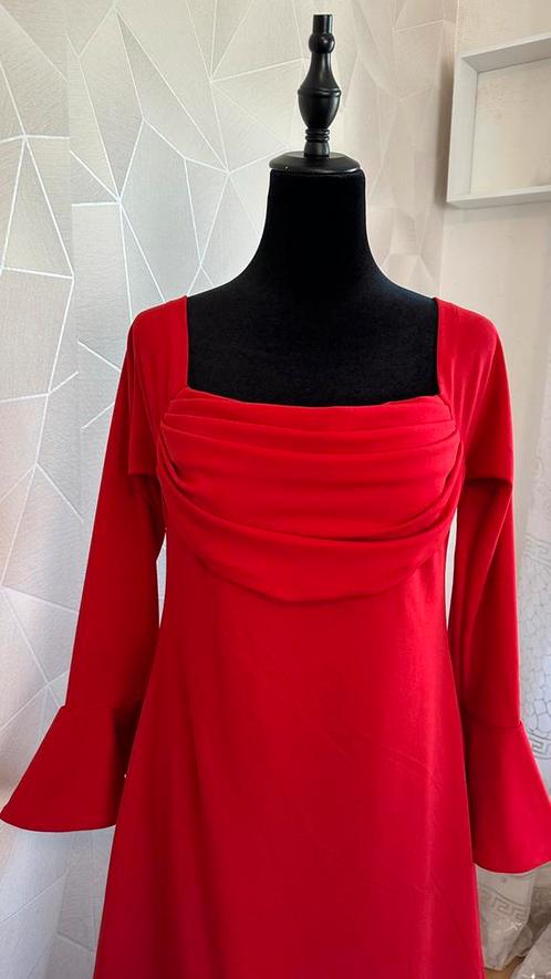 Galajurk, Kleding | Dames, Gelegenheidskleding, Zo goed als nieuw, Galajurk, Rood, Ophalen of Verzenden