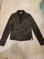 Kinder colbert glitter dierenprint zwart bruin goud, Ophalen of Verzenden, Zo goed als nieuw, Meisje, Jas