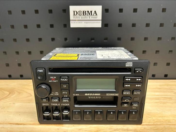 Volvo SC-805 radio ZWART Volvo 850 960, Auto diversen, Autoradio's, Gebruikt, Ophalen of Verzenden