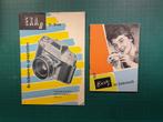 2 stuks  EXA II  spiegelreflexcamera handleidingen, Audio, Tv en Foto, Ophalen of Verzenden, Zo goed als nieuw, Spiegelreflex