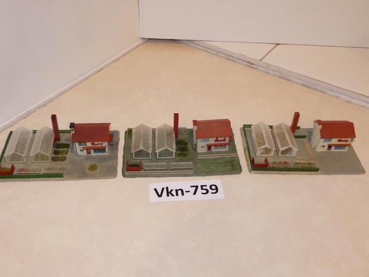 Vk-759 Scenery Tuinderij Fleurop B-226 Pola, Hobby en Vrije tijd, Modeltreinen | N-Spoor, Gebruikt, Brug, Tunnel of Gebouw, Gelijkstroom of Wisselstroom