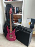 Harley Benton + Fender Mustang LT50 Gitaar Set + tas, Muziek en Instrumenten, Snaarinstrumenten | Gitaren | Elektrisch, Ophalen
